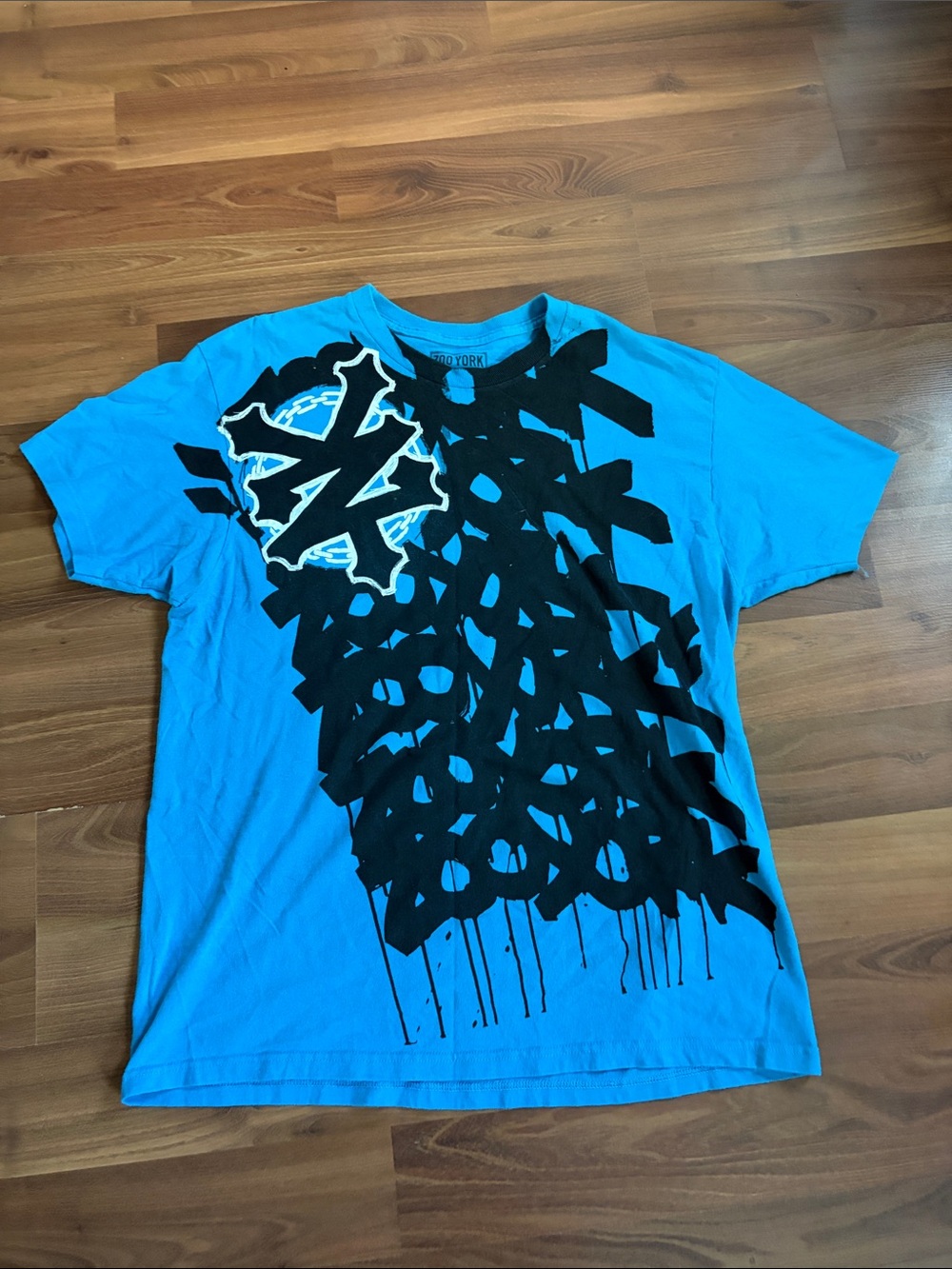 Blue Zoo York Graphic Tee Y2K Cool Older Brother Core Aesthetic